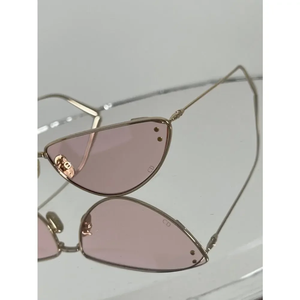 NEW Dior MissDior B1U Cat Eye Sunglasses in Gold Pink